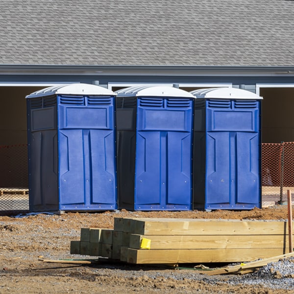 what is the cost difference between standard and deluxe porta potty rentals in Donora PA